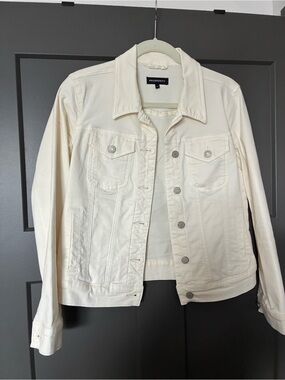 Women's Cream Denim Jacket